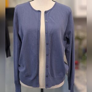 August Silk Classic Light Purple Cardigan